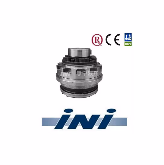 Moteur de déplacement d'entraînement hydraulique sur chenilles à couple élevé et basse vitesse Ini